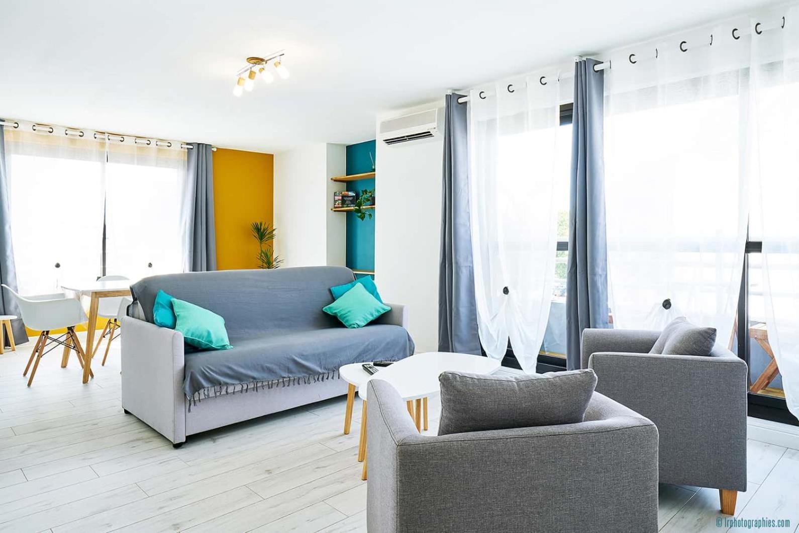 T2 Cosy A 100M De La Plage, Saint-Pierre, Luma Appart Esterno foto